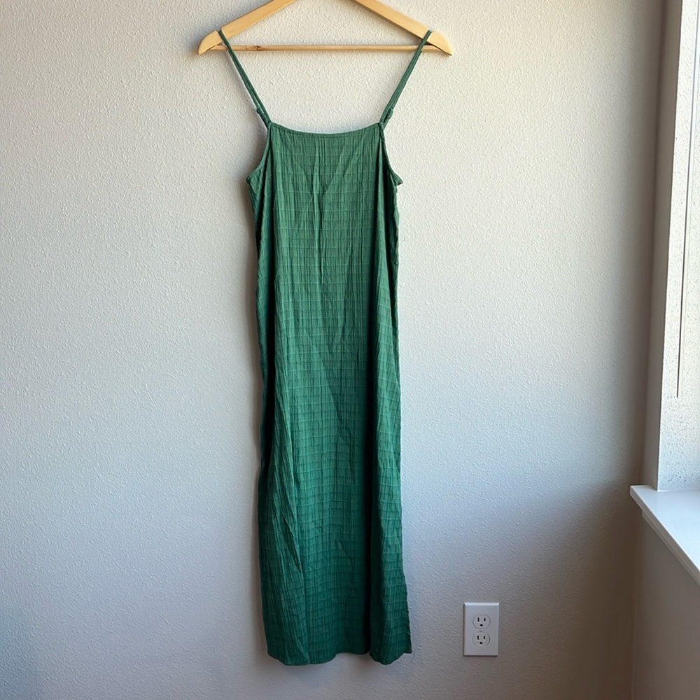 Pull & Bear Green Midi Dress